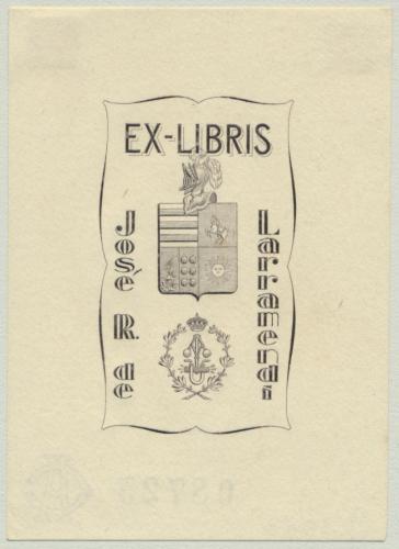 Ex Libris José R. de Larramendi