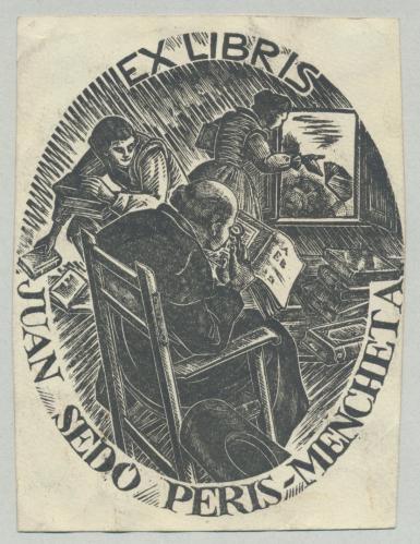 Ex Libris Juan Sedo Peris Mencheta