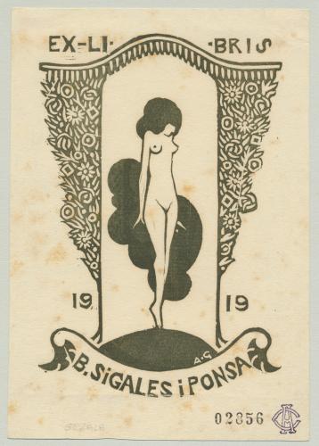 Ex Libris B. Sigales I Ponsa