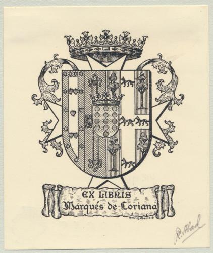 Ex Libris Marqués de Loriana