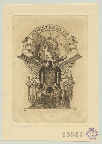 Ex Libris Ministerio de Edvcación Nacional