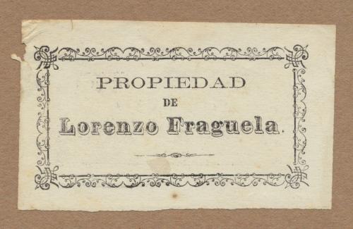 Propiedad de Lorenzo Fraguela