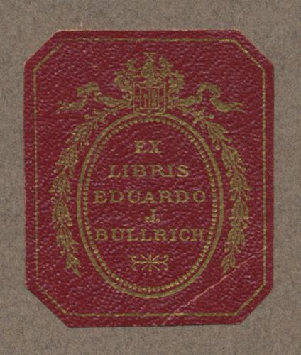 Ex Libris Eduardo J. Bullrich