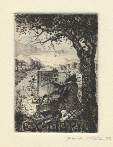 [Ex Libris de] Martín Oliete