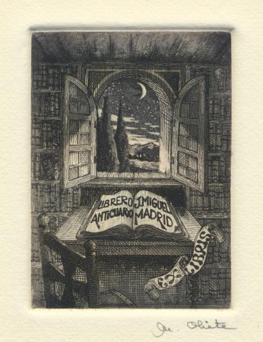 Ex Libris Librero Anticuario J. Miguel Madrid