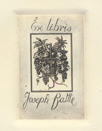 Ex Libris Joseph Batlle