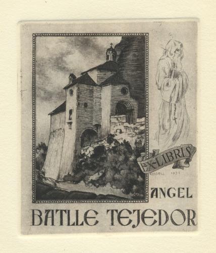 Ex Libris Angel Batlle Tejedor