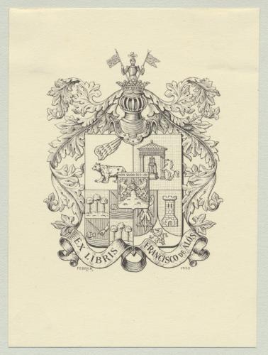 Ex Libris Francisco de Alós