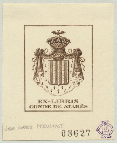 Ex Libris Conde de Atarés