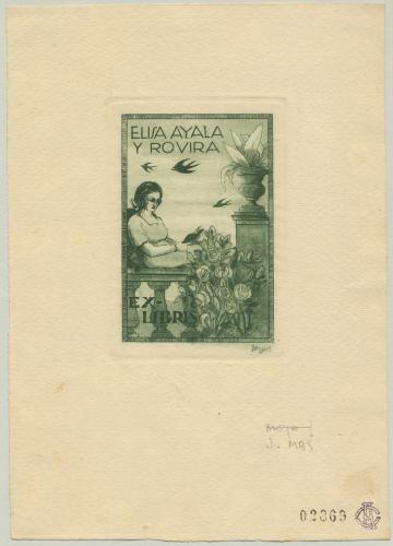 Ex Libris Elisa Ayala y Rovira