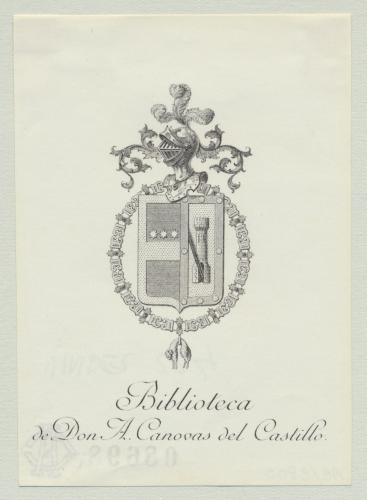 Biblioteca de Don A. Canovas del Castillo