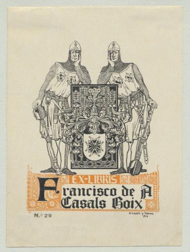 Ex Libris Francisco de A. Casals Boix