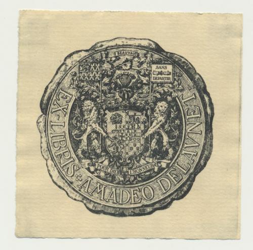 Ex Libris Amadeo Delaunet