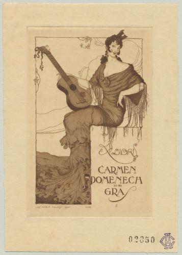 Ex Libris Carmen Doménech de Gras