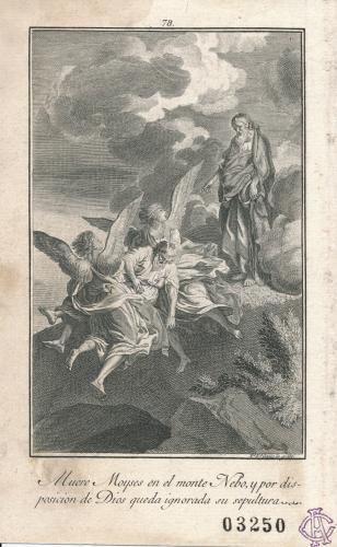 Muerte de Moisés en el monte Nebo