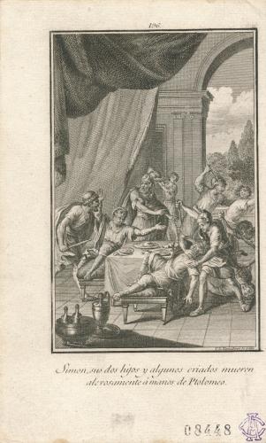 Ptolomeo asesina a Simón y sus hijos