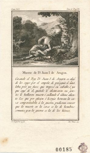 Muerte de D. Juan I de Aragón