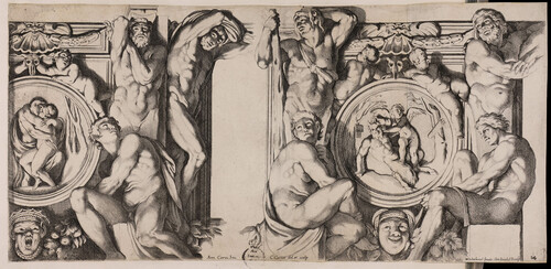 Salmacis y Hermafrodito, Pan y Cupido
