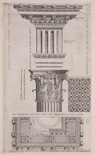 Sacrae architecturae partes earumque mensuarae et ornamenta