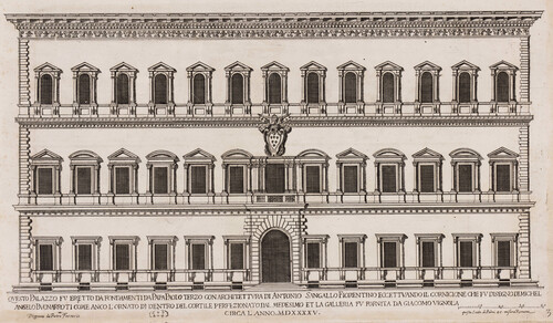 Questo palazzo fu eretto da fondamenti da Papa Paolo Terzo...