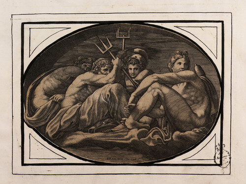 Apolo, Neptuno, Plutón y Atenea