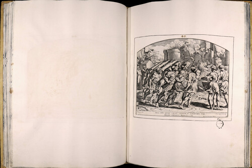 Arca Dni septies circvit civitatem, et clangentibvs tvbis, ...
