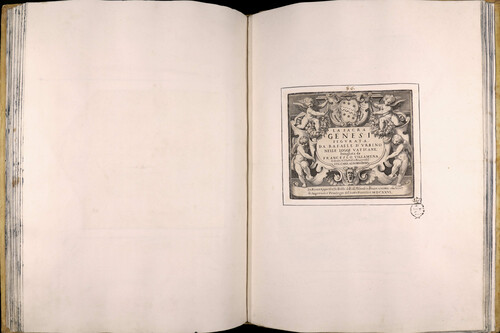 La sacra genesi figvrata da Rafaele d'Urbino nelle logge Vaticane