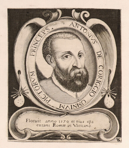Antonivs de Coriggio omnium pictorum princpes