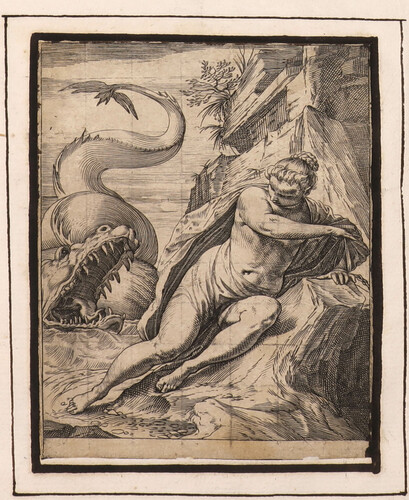 Andrómeda y el monstruo marino