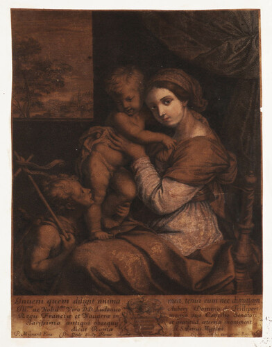 La Virgen con el Niño y san Juan Bautista