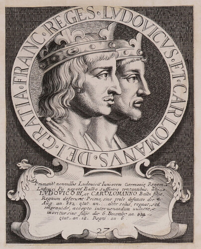 Gratia Franc Reges Ludovicus et Carlomanus Dei