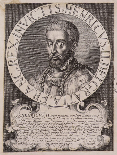 Franc Rex Invictis Henricus II Dei Gratia