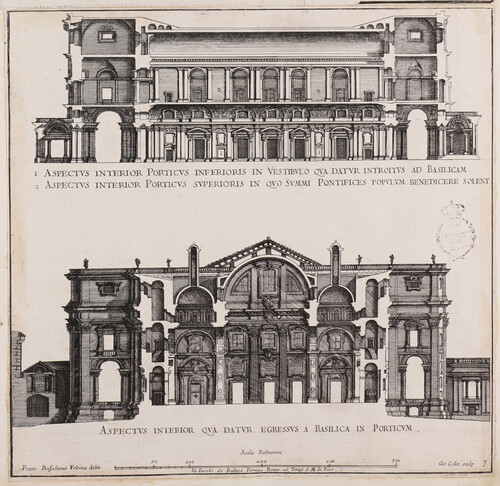 Aspectus interior porticus...