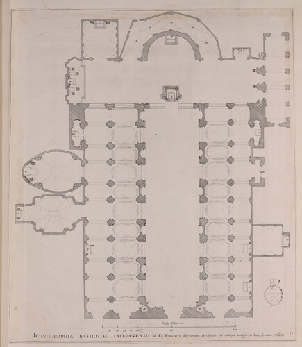 Ichnographia basilicae lateranensis