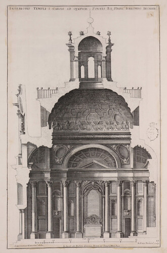 Interioris templi S. Caroli ad quatuor fontes