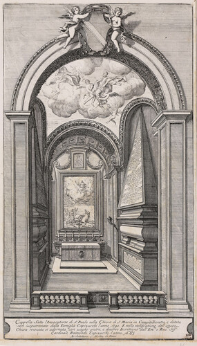 Cappella sotto l'inuocactione di S. Paolo nella chiesa di S. Maria in Campitelli eretta e dotata con iuspatronato dalla famiglia Capizucchi