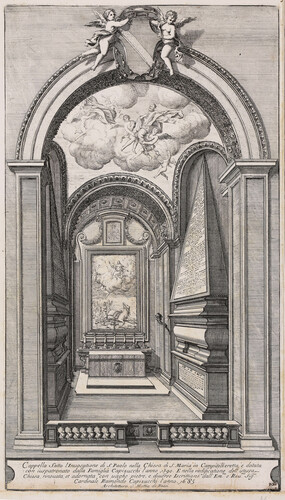 Cappella sotto l'inuocactione di S. Paolo nella chiesa di S. Maria in Campitelli eretta e dotata con iuspatronato dalla famiglia Capizucchi