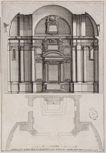 Cappella et altare dell'eccellentiss(a) casa Sforza in S. Maria Maggiore
