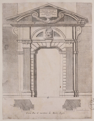 Porta Pia d'inventione de Michel Angelo