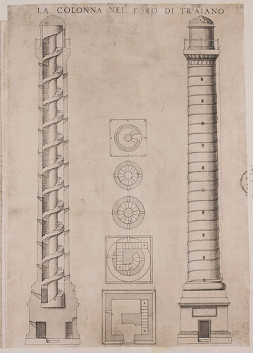 La colonna nel foro di Traiano