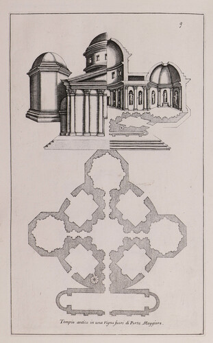 Tempio antico in una vigna fuori di Porta Maggiore