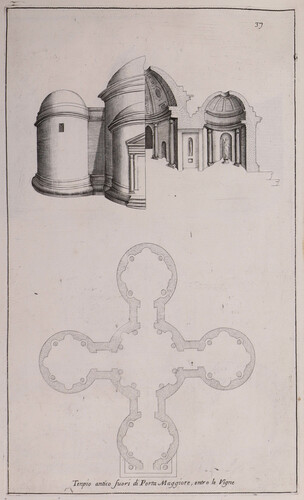 Tenpio antico fuori di Porta Maggiore, entro le Vigne