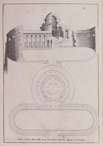 Tempio di Bacco fuori della Porta Nomentana detta Pia, dedicato a S(a) Costanza