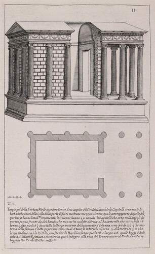 Tempio già della Fortuna Virile de ordine ionico...