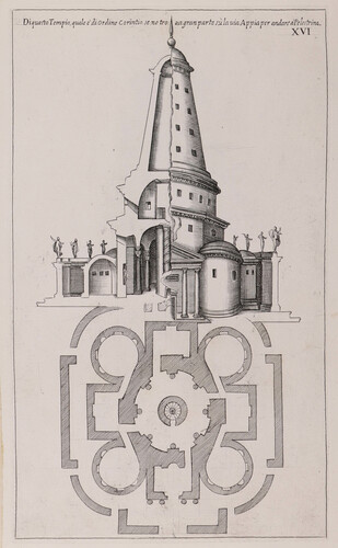 Di questo tempio, quale è di ordine corintio se ne trova gran parte sù la via Appia per andare a Palestrina