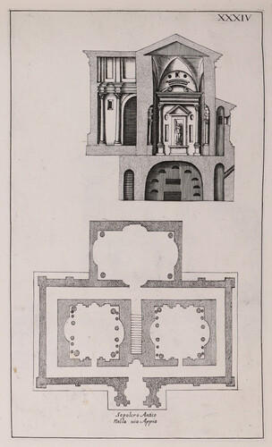 Sepolcro antico nella via Appia