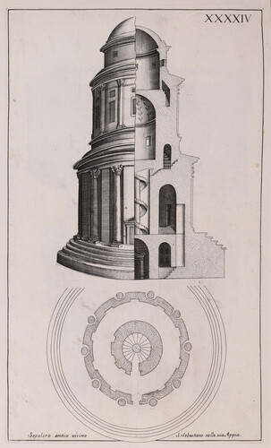 Sepolcro antico vicino S. Sebastiano nella via Appia