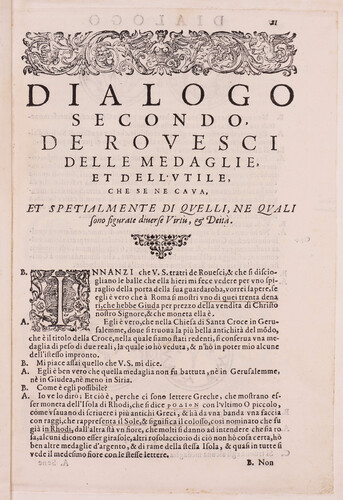 Dialogo secondo p. 21
