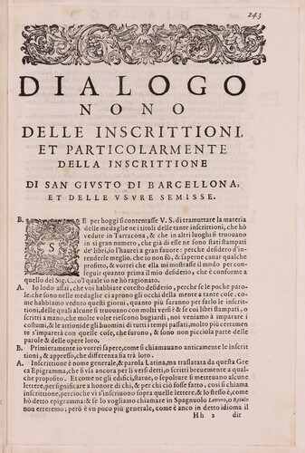 Dialogo nono p. 243