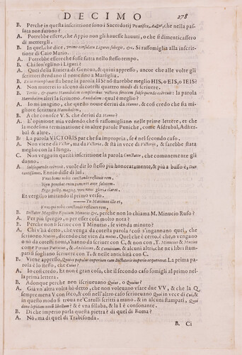 Dialogo decimo p. 279